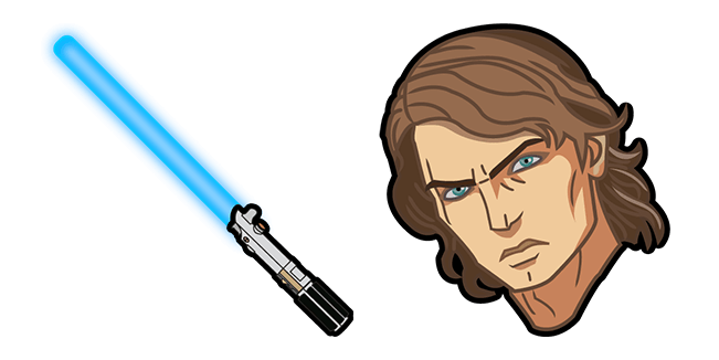 Star Wars Anakin Skywalker & Lightsaber Cursor