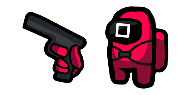 Among Us Squid Game Square Guard Skin Cursor