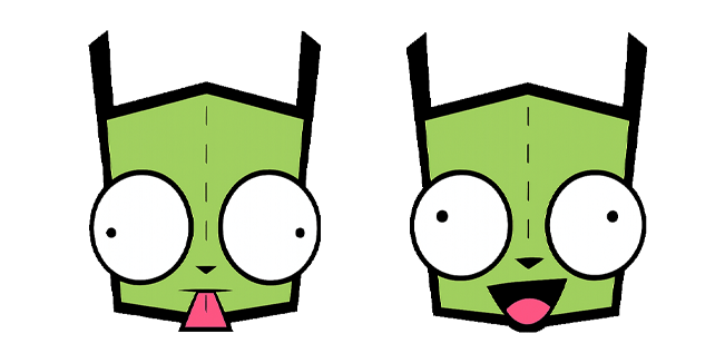 Invader ZIM GIR Face Cursor