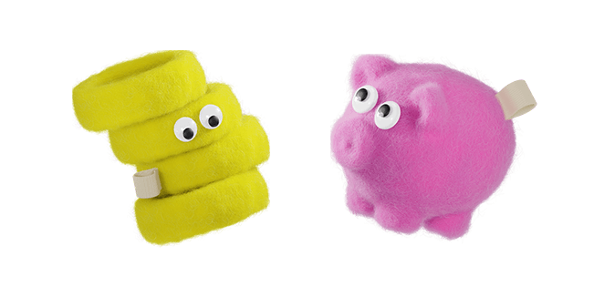 Wooly Coins & Piggy Bank 3D Cursor