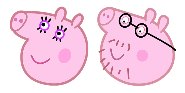 Peppa Pig Mummy & Daddy Cursor