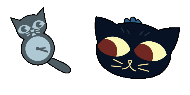 Night in the Woods Candy Borowski & Clock Animated Cursor