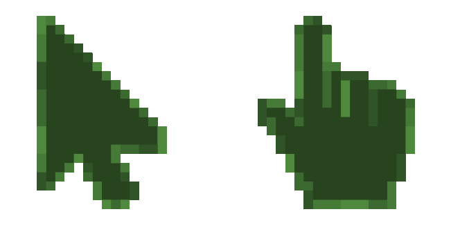 Jungle Color Pixel Animated Cursor