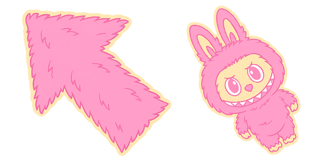 Pink Labubu Cursor