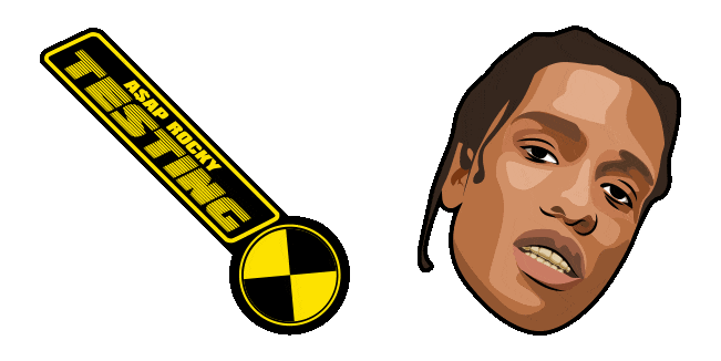 A$AP Rocky & Testing Logo Animated Cursor