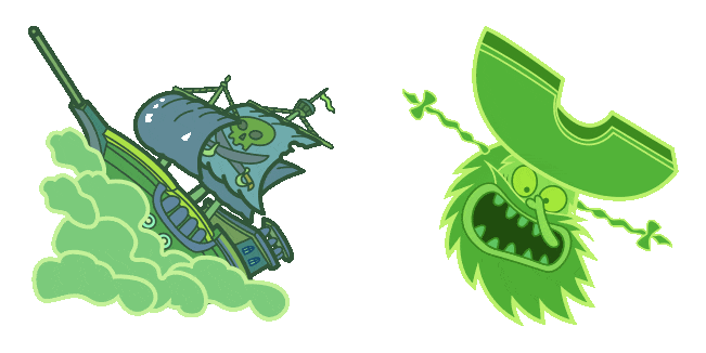 SpongeBob Flying Dutchman & Ship Animated Cursor