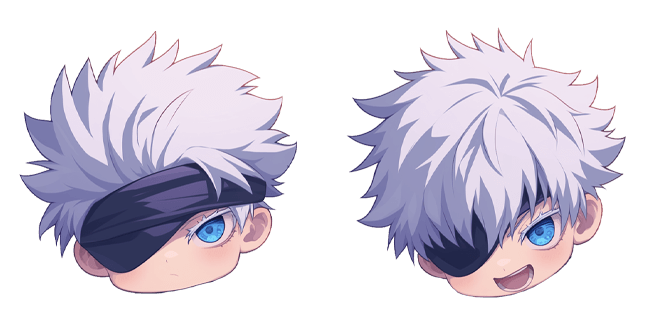Jujutsu Kaisen Chibi Gojo Satoru Head Cursor