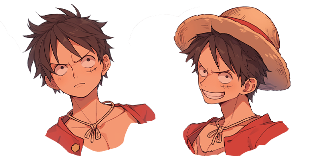 One Piece Determined Monkey D. Luffy Cursor