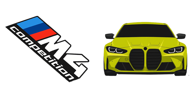 M4 Competition Logo & BMW Cursor
