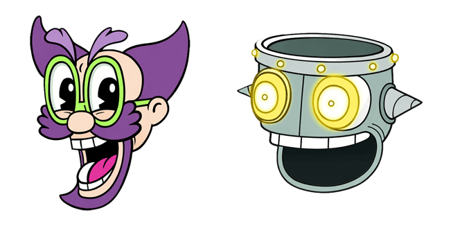 Cuphead Dr. Kahl & Robot Cursor