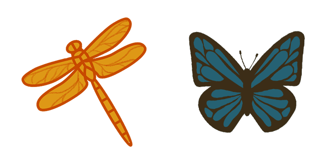 Coraline Butterfly & Dragonfly Cursor
