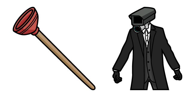 Skibidi Toilet Plungerman Cursor
