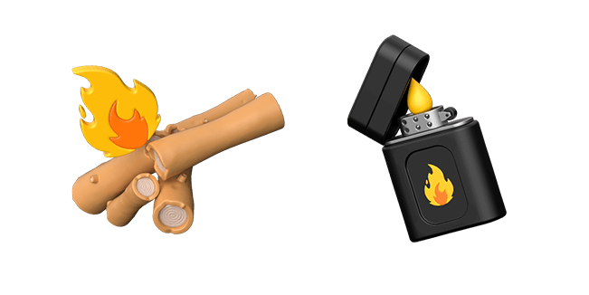 Campfire & Lighter 3D Cursor
