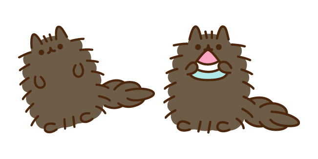 Pusheen the Cat Pip Eating Cursor