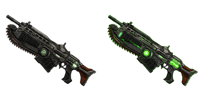Gears of War Lancer Assault Rifle Cursor