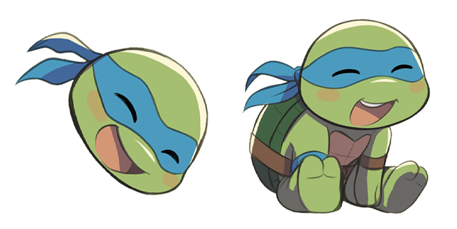 Teenage Mutant Ninja Turtles Laughing Leonardo Cursor