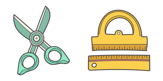 Scissors & Ruler Cursor