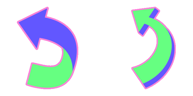 Mix Curved Arrows Animated Cursor