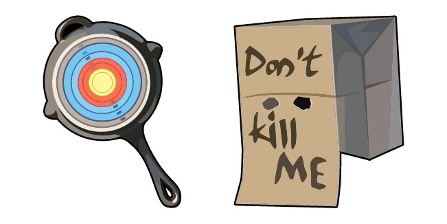 PUBG Target Practice Pan & Surrender Mask Cursor