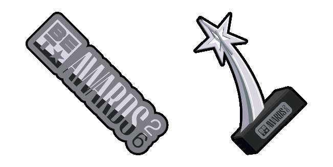 Bet Awards 2026 Logo & Star Trophy Animated Cursor