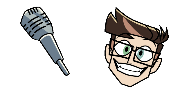 Hazbin Hotel Vincent Whitman & Mic Animated Cursor