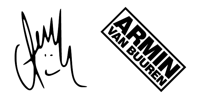 Armin van Buuren Autograph Cursor