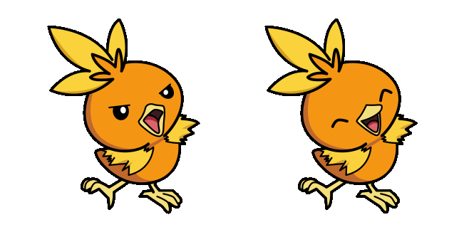 Pokemon Combusken & Torchic Animated Cursor