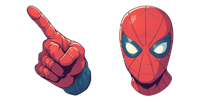 Spider-Man Hand & Mask Cursor
