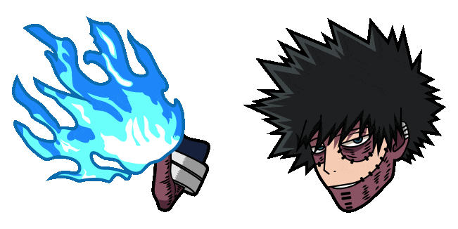 My Hero Academia Dabi & Blueflame Animated Cursor