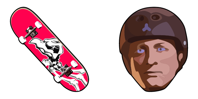 Tony Hawk Pro Skater & Birdhouse Skateboard Cursor