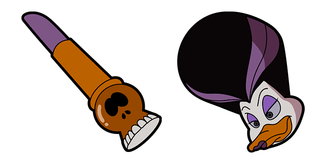 Darkwing Duck Morgana Macawber & Lipstick Cursor