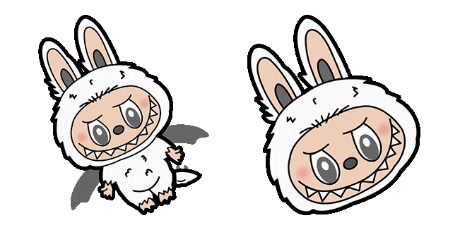 Labubu Angel Animated Cursor