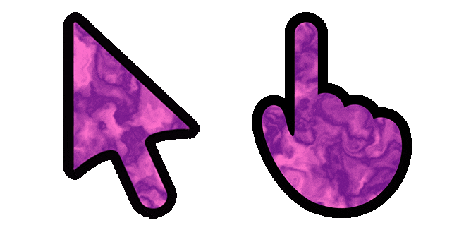 Purple Clouds Animated Cursor