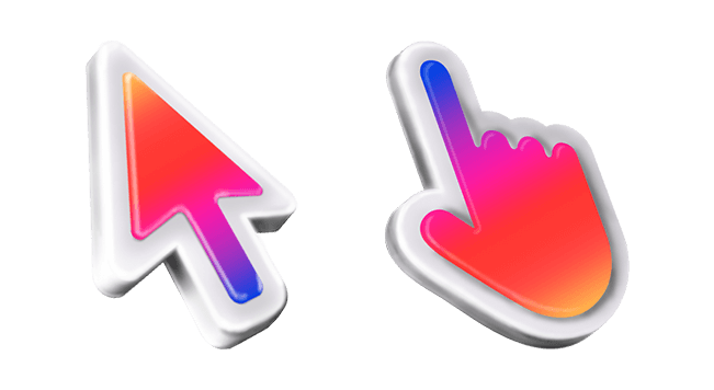 3D Insta Gradient Mac Cursor
