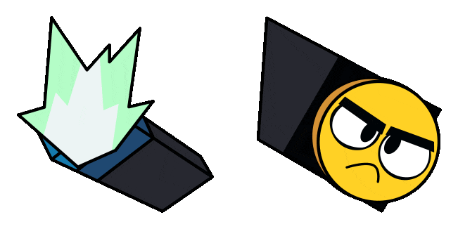 Unikitty Master Frown Animated Cursor