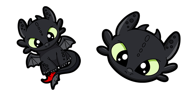 How to Train Your Dragon Cute Toothless Cursor