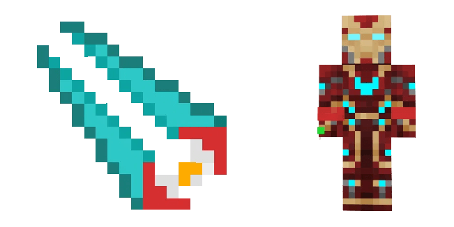 Minecraft Iron Man Cursor
