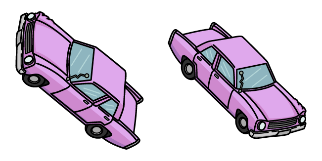The Simpsons Pink Sedan Cursor