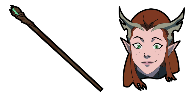 The Legend of Vox Machina Keyleth & Staff Cursor