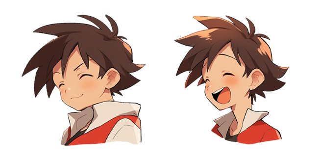 Happy Anime Boy Cursor