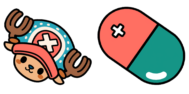 One Piece Tony Tony Chopper & Medical Capsule Cursor