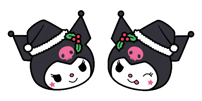 Sanrio Christmas Kuromi Animated Cursor