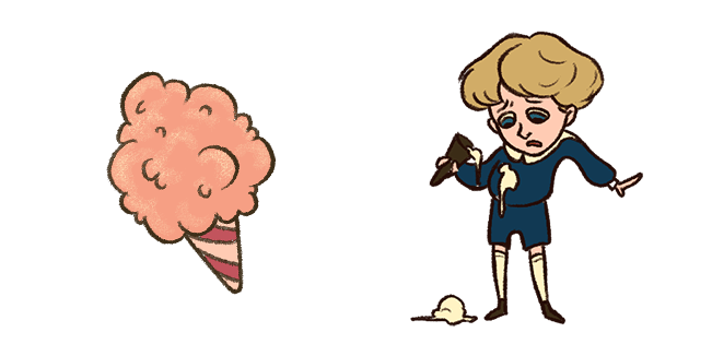 Coraline Ice Cream & Boy Cursor