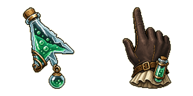 Alchemy Potion Pixel Cursor