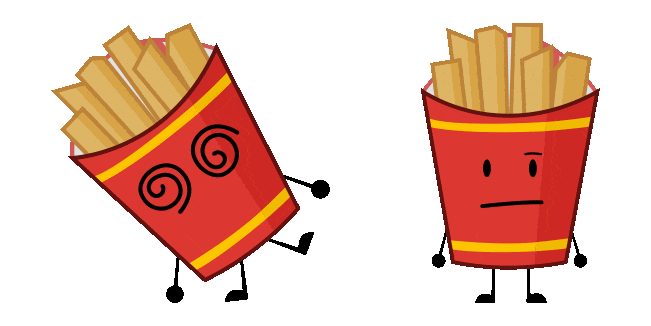 Battle for Dream Island Fries Animated Cursor
