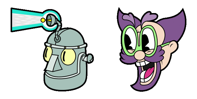 Cuphead Dr. Kahl & Robot Animated Cursor