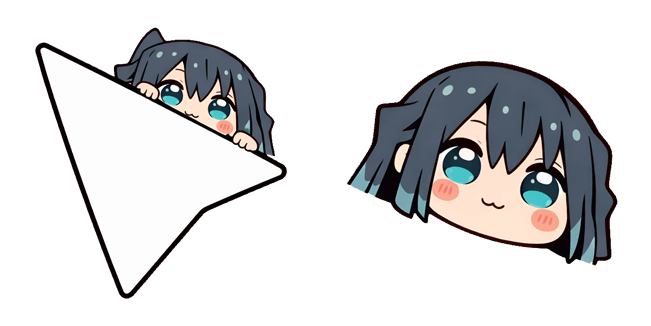 KNY Muichiro Tokito Chibi Arrow Cursor