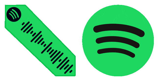 Spotify Logo & Code Animated Cursor