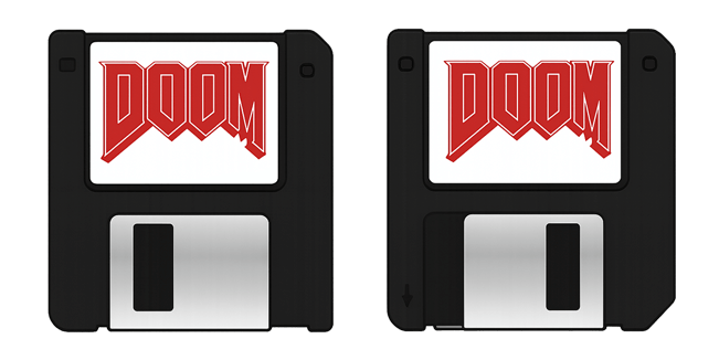 Floppy Disk DOOM Cursor