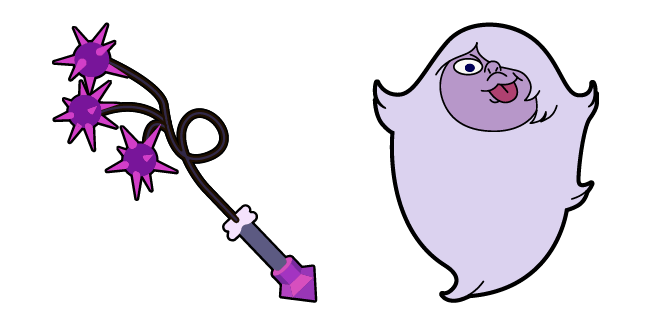 Steven Universe Amethyst & Spiked Flail Cursor
